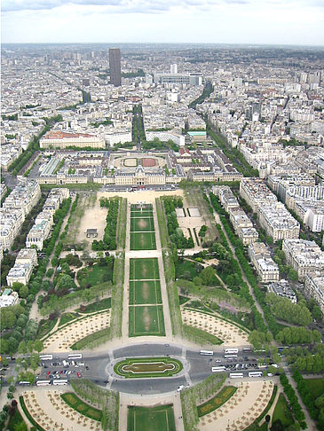 Blick auf die Jardins du Trocadero - Ile de France - Paris (Paris)