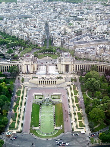 Fotos Blick auf die Jardins du Trocadero