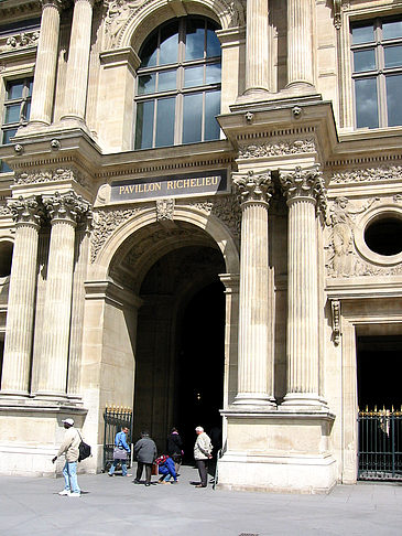 Fotos Eingang zum Louvre