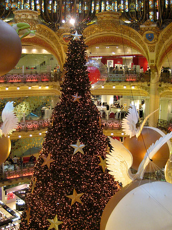 Foto Weihnachtsbaum der Galeries Lafayette