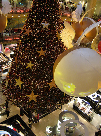 Foto Weihnachtsbaum der Galeries Lafayette