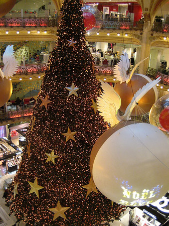 Foto Weihnachtsbaum der Galeries Lafayette