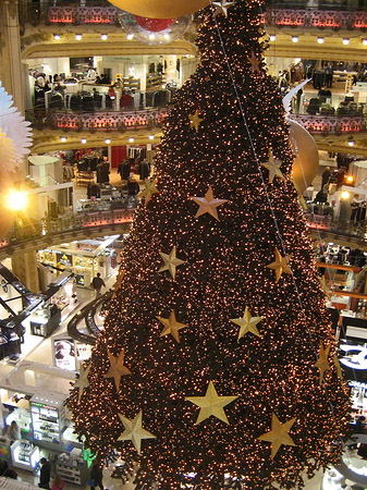 Fotos Weihnachtsbaum der Galeries Lafayette | Paris