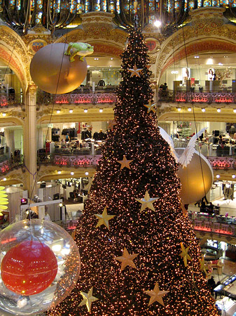 Fotos Weihnachtsbaum der Galeries Lafayette