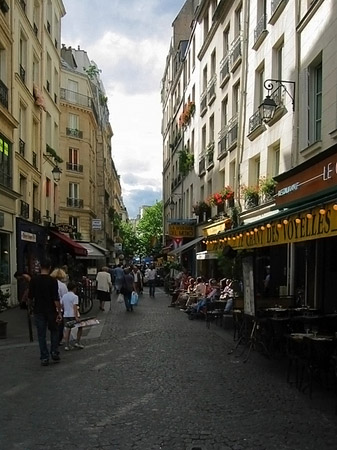 Straßen von Paris Foto 