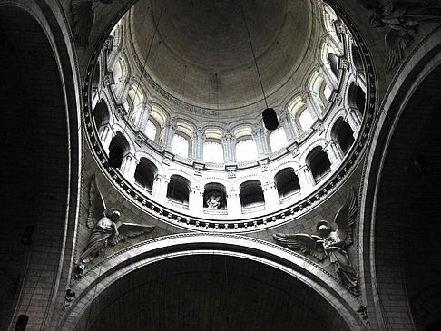 Blick auf die Sacre Coeur Fotos