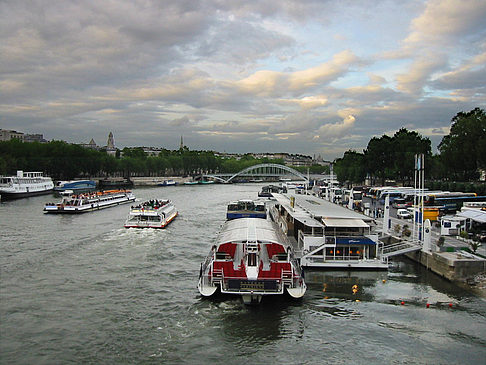 Foto Boote auf der Seine - Paris