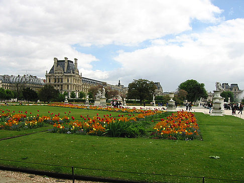 Foto Garten vom Louvre