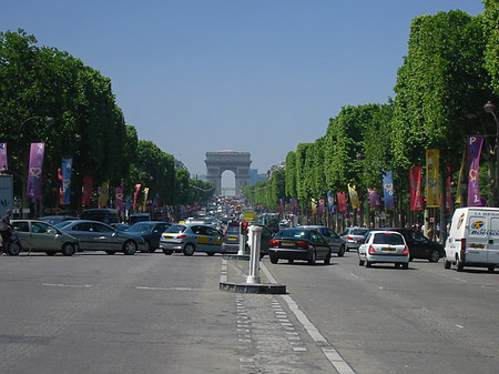 Auf der Champs Elysees Foto 