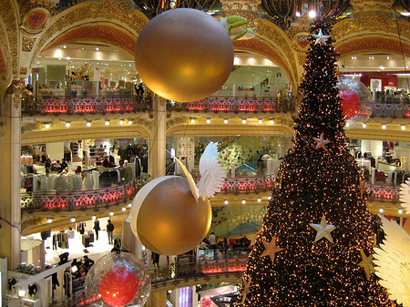 Fotos Weihnachtsbaum der Galeries Lafayette | Paris