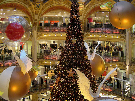 Fotos Weihnachtsbaum der Galeries Lafayette