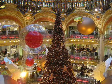 Fotos Weihnachtsbaum der Galeries Lafayette