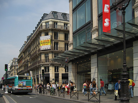 Straßen von Paris Foto 