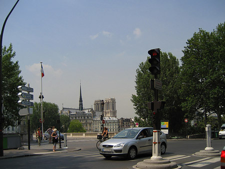 Straßen von Paris Foto 