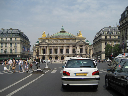 Straßen von Paris Foto 