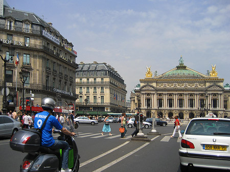 Straßen von Paris Fotos