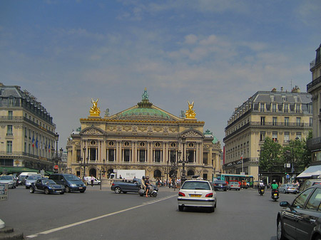 Straßen von Paris Foto 