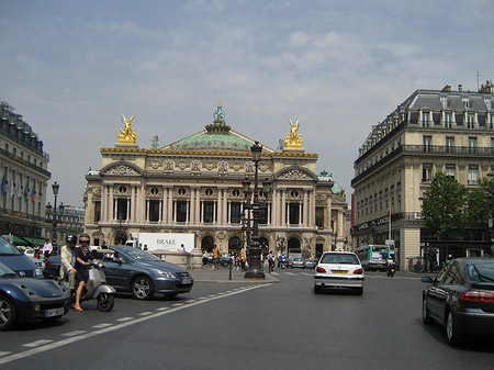 Straßen von Paris Foto 