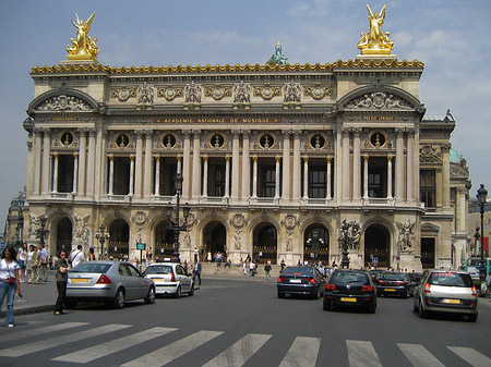 Straßen von Paris Foto 