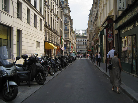 Straßen von Paris Foto 