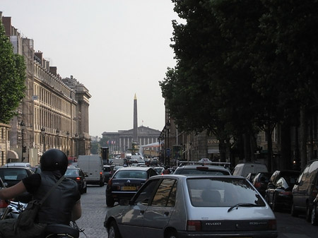 Straßen von Paris Foto 