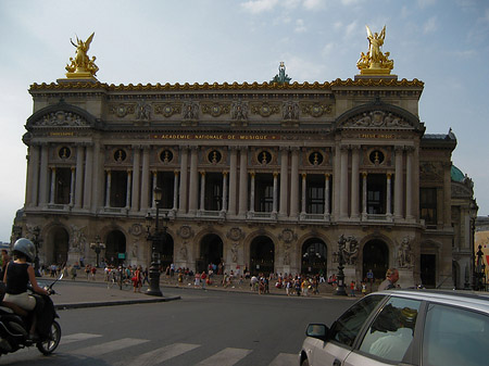 Straßen von Paris Foto 