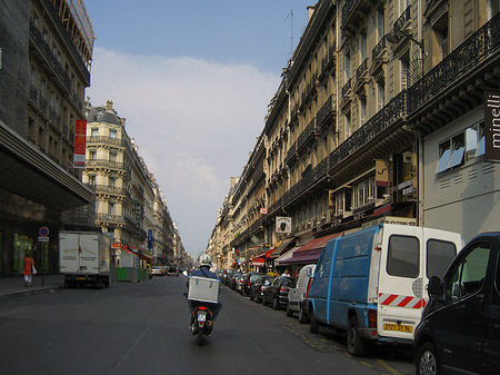 Straßen von Paris Foto 