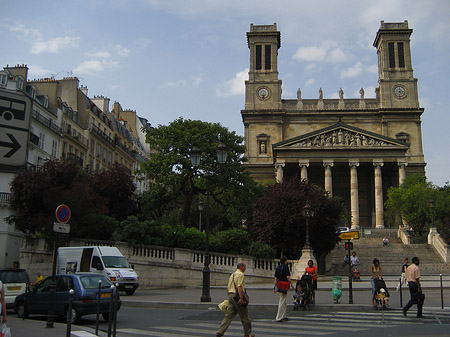 Straßen von Paris Foto 