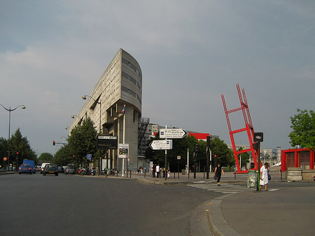 Straßen von Paris Foto 