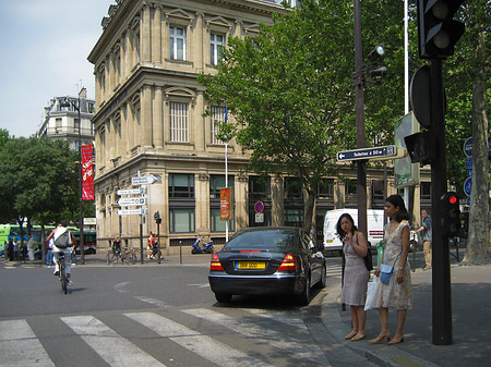 Straßen von Paris Fotos