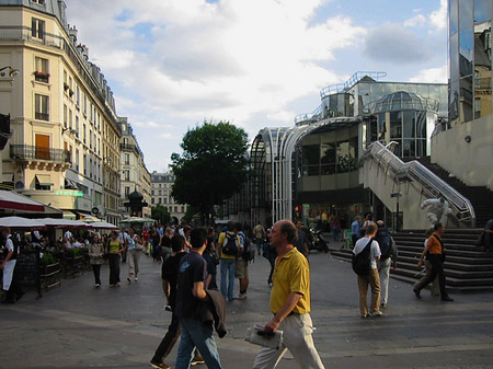 Straßen von Paris Foto 