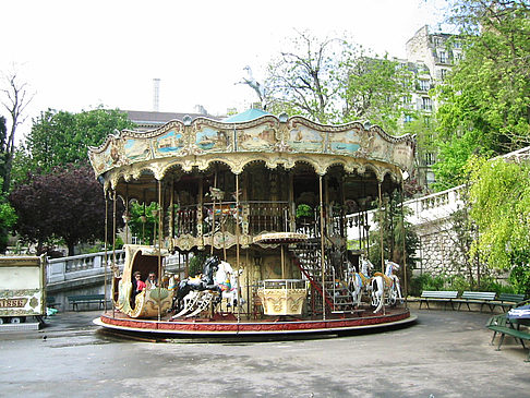 Foto Karussell an der Sacre Coeur - Paris