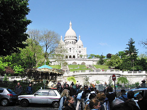 Vor der Sacre Coeur Fotos