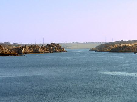 Blick vom alten Damm - Landesinnere (Aswan)