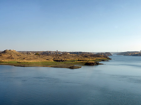 Blick vom alten Damm - Landesinnere (Aswan)